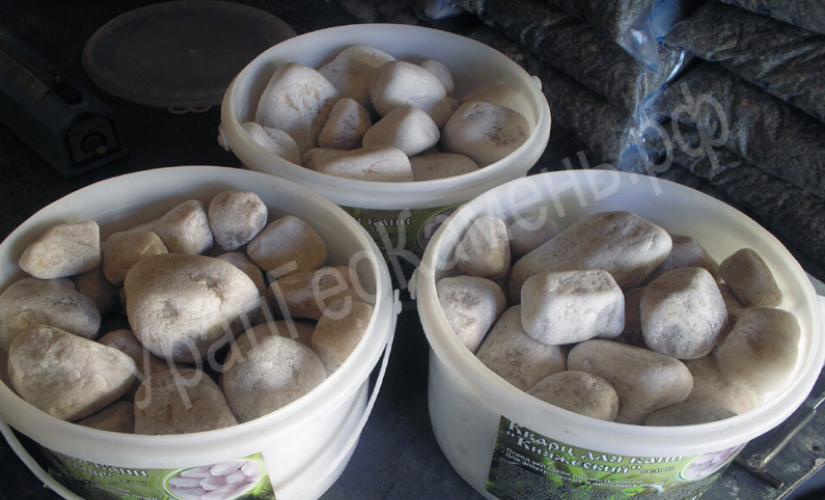 Камни для бани Кварц окатанный 15кг в Магнитогорске