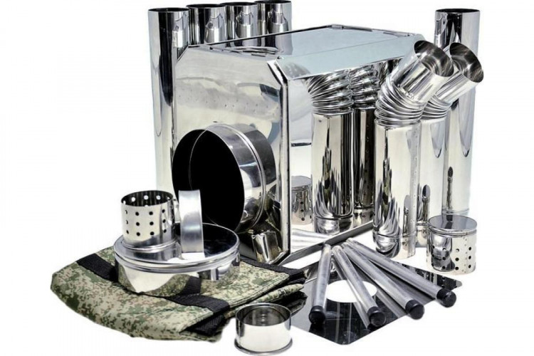 Печь пошехонка Турист 30 л с 3D экранами сталь 0,8мм в Магнитогорске