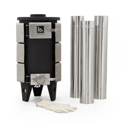 Мультитопливная походная печь Hyggelig LONGHEAT длительного горения в Магнитогорске