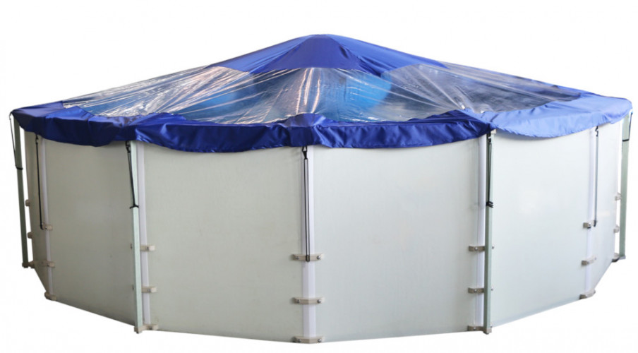 Тент для бассейна с надувной подушкой "Фиеста" в Магнитогорске