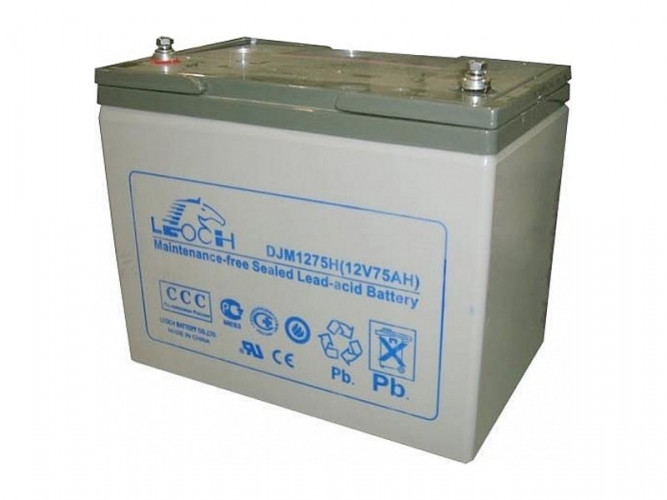 Аккумулятор Leoch DJM1275H (12 В, 75 Ач) в Магнитогорске