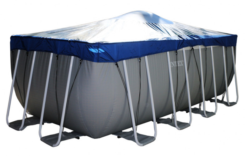 Тент для прямоугольного бассейна Intex/Bestway с надувной подушкой "Фиеста" в Магнитогорске