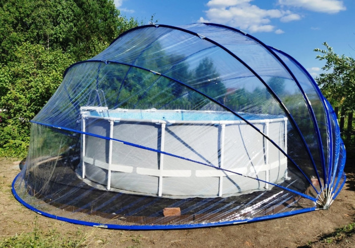 Купол-тент для бассейнов "Фиеста" в Магнитогорске