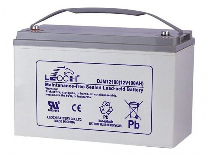 Аккумулятор Leoch DJM12100 (12 В, 100 Ач) в Магнитогорске