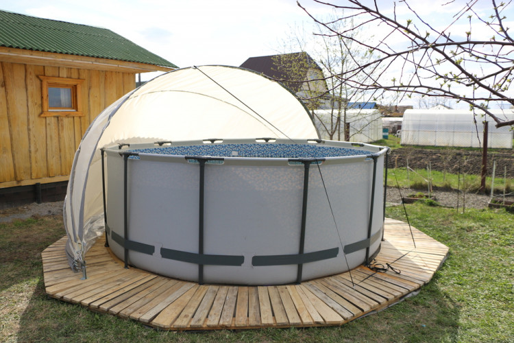 Купол-тент для бассейнов "Фиеста" КОМБИ в Магнитогорске