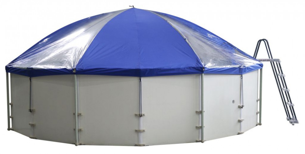 Подъемный тент-навес для бассейна "Фиеста" в Магнитогорске