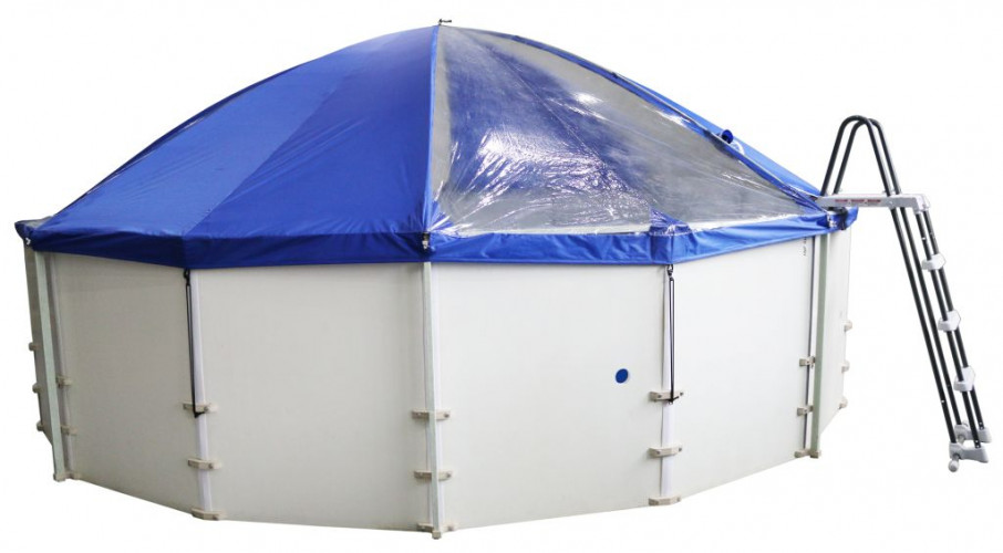 Подъемный тент-навес для бассейна "Фиеста" в Магнитогорске