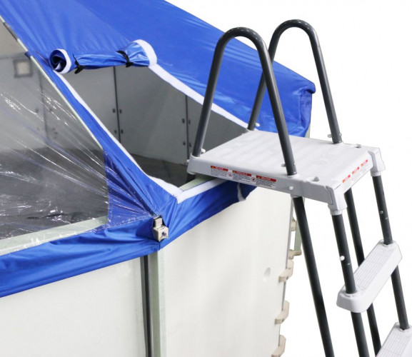 Подъемный тент-навес для бассейна "Фиеста" в Магнитогорске