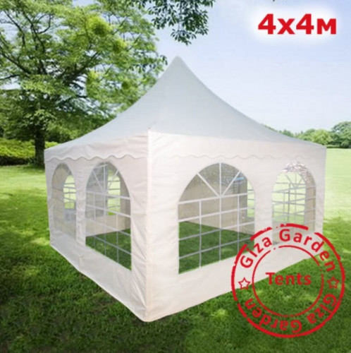 Шатер Пагода Giza Garden 4 х 4 м белый в Магнитогорске