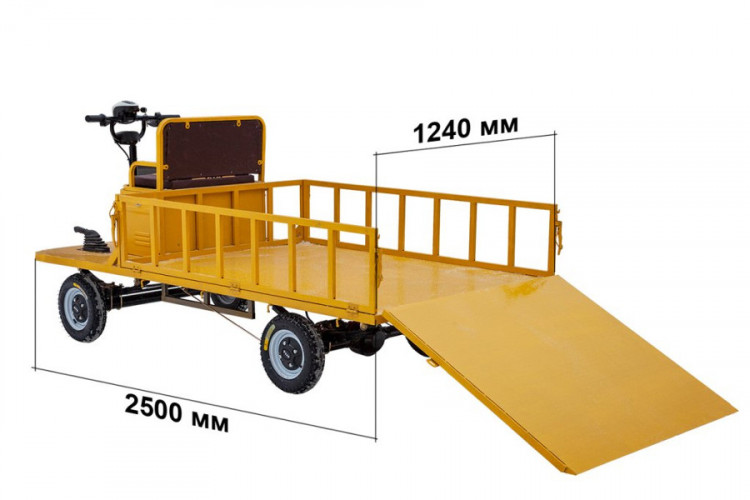 Грузовая электрическая тележка RuTrike ПЕРОН ТРАП в Магнитогорске