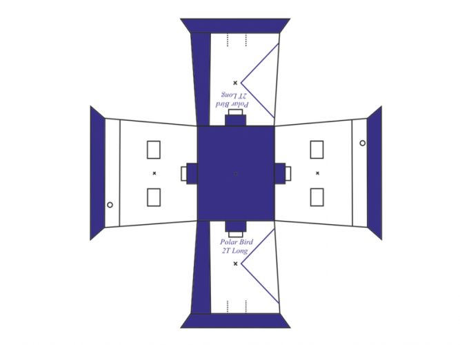 Зимняя палатка Polar Bird 2T Long компакт в Магнитогорске