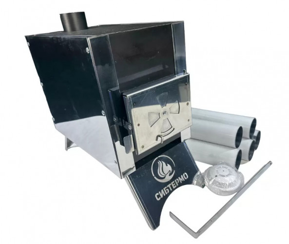 Печь дровяная Сибирка малая из нержавейки в Магнитогорске