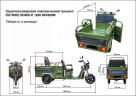 Грузовой электрический трицикл RuTrike Вояж П Трансформер в Магнитогорске