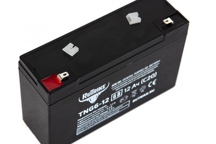 Тяговый гелевый аккумулятор RuTrike TNG 6-12 (6V12A/H C20) в Магнитогорске