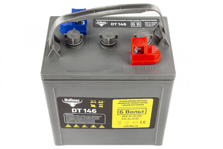 Тяговый аккумулятор RuTrike WET DT146 (T-145) 6V170A/H C3 в Магнитогорске