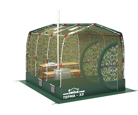 Зимняя палатка Терма-33 в Магнитогорске