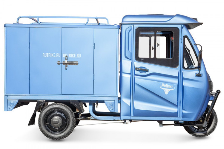 Электротрицикл Rutrike КАРГО Кабина Дуал обогрев 1500 фургон в Магнитогорске