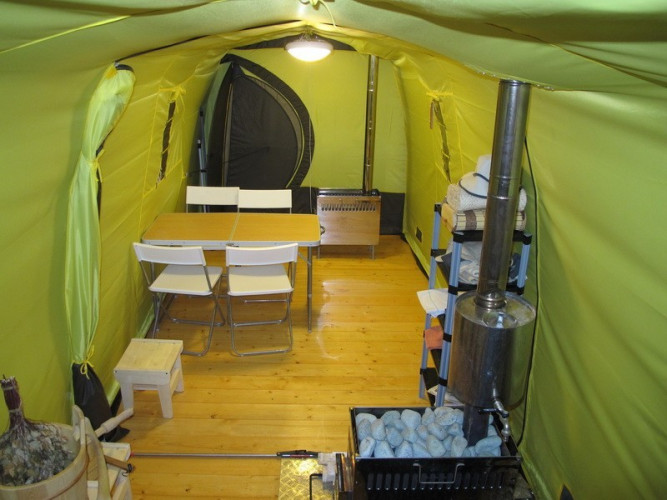 Зимняя палатка Терма-42 в Магнитогорске