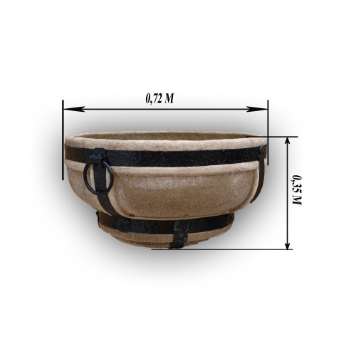 Очаг для костра большой Подсолнух в Магнитогорске