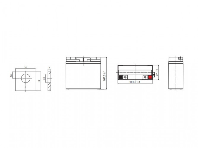 Аккумулятор Leoch DJW 12-18 (12 В, 18 Ач) в Магнитогорске