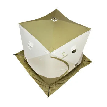 Палатка зимняя куб СЛЕДОПЫТ Premium 2.1x2.1 в Магнитогорске