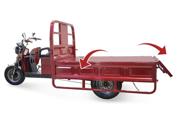 Грузовой электрический трицикл Rutrike D4 1800 60V1500W в Магнитогорске